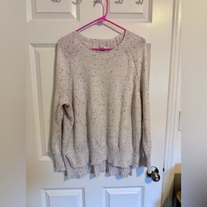 Old Navy cream speckled sweater